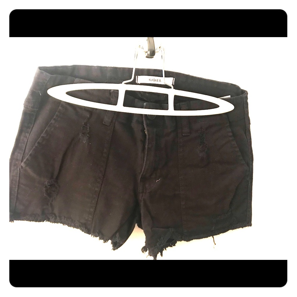 Black shorts